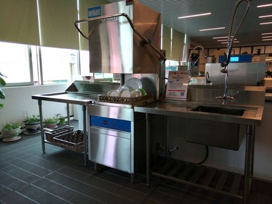 ประเทศจีน ร้านอาหารเครื่องดูดควันประเภทเครื่องล้างจาน 6.5KW / 11KW 1400H 650W 800D ECO-F1 ผู้ผลิต