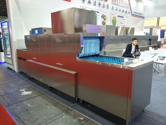 ประเทศจีน 1900H4700W850D เครื่องจ่ายภายในเครื่องล้างจานโซ่ยาว ECO-L470PH สำหรับโรงอาหารพนักงาน ผู้ผลิต