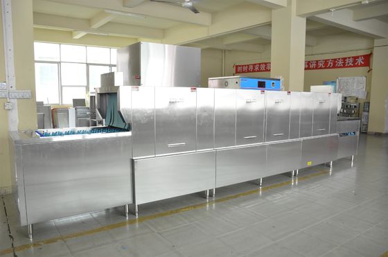 ประเทศจีน ครัวกลาง Kitchenaid พาณิชย์เครื่องล้างจาน 34KW / 70KW 60-75 ℃ ผู้ผลิต