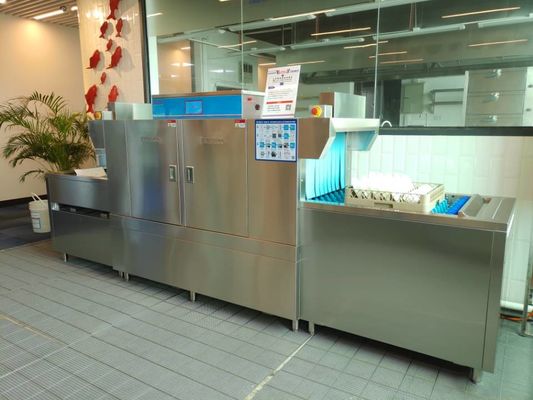 ประเทศจีน 180L ครัวแผ่นเครื่องซักผ้า, เครื่องล้างจานในเชิงพาณิชย์สำหรับร้านกาแฟ 59KW ผู้ผลิต