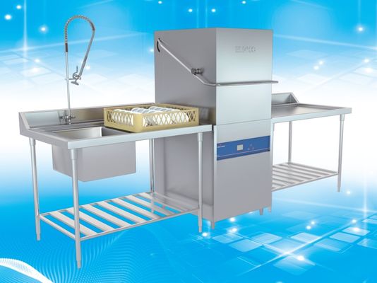 ประเทศจีน ฮูดเครื่องล้างจานเชิงพาณิชย์สำหรับร้านอาหารอายุการใช้งานยาวนาน 1400H650W800D ผู้ผลิต