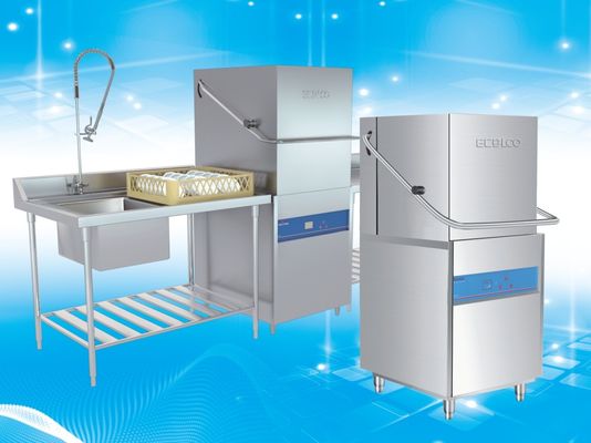 ประเทศจีน จอแสดงผล LED ฮูดประเภทเครื่องล้างจานเครื่องทำความร้อนไฟฟ้าเสื้อ 82 - 95 ℃ล้างออก ผู้ผลิต