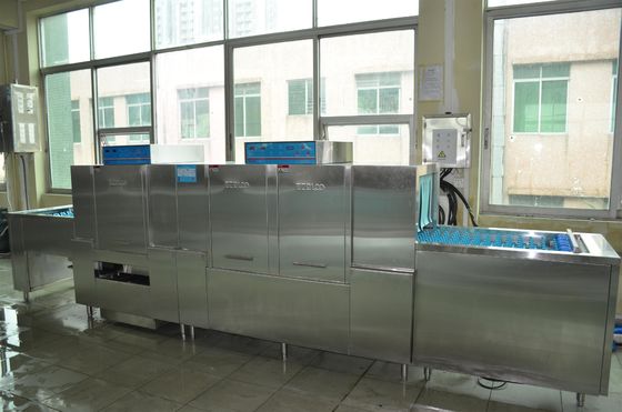 ประเทศจีน ภัตตาคารเครื่องล้างจานเกรด 25KW / 61KW 1600H 5400W 850D เครื่องล้างจานเชิงพาณิชย์ ผู้ผลิต