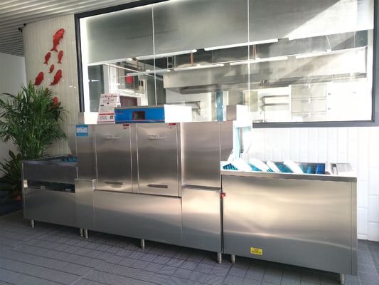 ประเทศจีน ร้านอาหารครัวเครื่องล้างจาน 1600H 3900W 850D เครื่องจ่ายภายใน ECO-L390P2 ผู้ผลิต