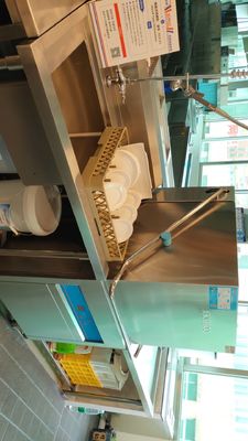 ประเทศจีน จอแสดงผล LCD เครื่องล้างจานอุปกรณ์ร้านอาหาร / เครื่องล้างจานความเร็วสูงเชิงพาณิชย์ ผู้ผลิต